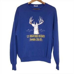 Vintage Deer Hunting Season Crewneck Sweatshirt